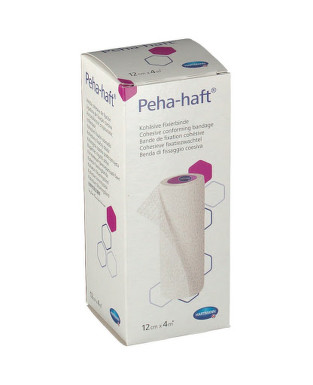 Comprese, feși, plasturi speciali - Hartmann Peha-Haft bandaj de fixare elastic autoadeziv 12cm *4m, epastila.ro