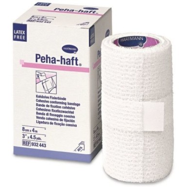 Comprese, feși, plasturi speciali - Hartmann Peha-Haft bandaj de fixare elastic autoadeziv 8cm *4m, epastila.ro