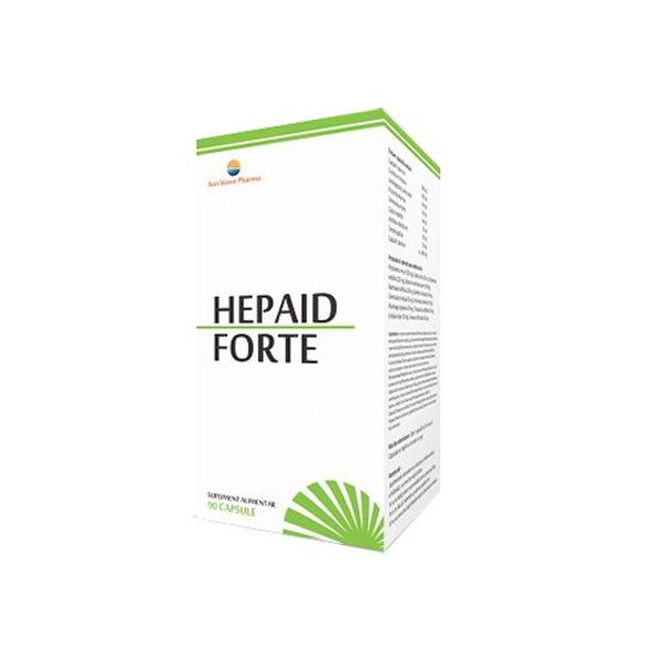 Protectoare hepatice - Hepaid Forte x 90cps (Sun Wave), epastila.ro