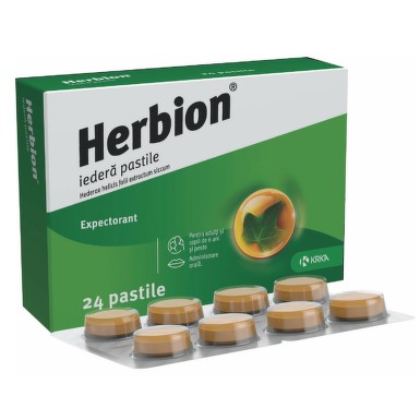 OTC (medicamente care se eliberează fără prescripție medicală) - Herbion Iedera 35mg x 24pastile de supt, epastila.ro