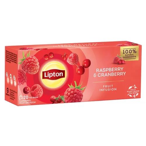 Stare de bine - Lipton ceai de fructe (zmeura si merisoare) 20 plicuri, epastila.ro