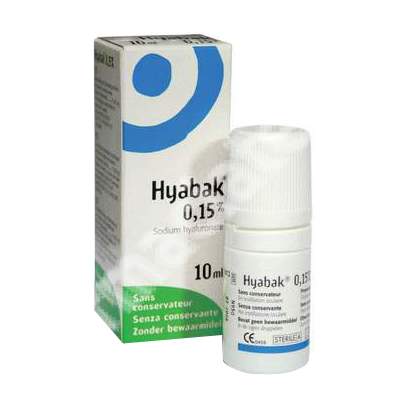 Afecțiuni oftalmologice - Hyabak soluție 0.15% pentru ochi, 10 ml, Thea, epastila.ro
