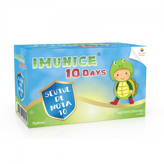 Suplimente pentru sănătatea copilului - Imunice 10 Days x 10pl (Sun Wave), epastila.ro
