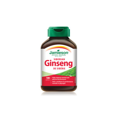 Tonice generale - Ginseng siberian 65mg x 100 capsule, Jamieson, epastila.ro