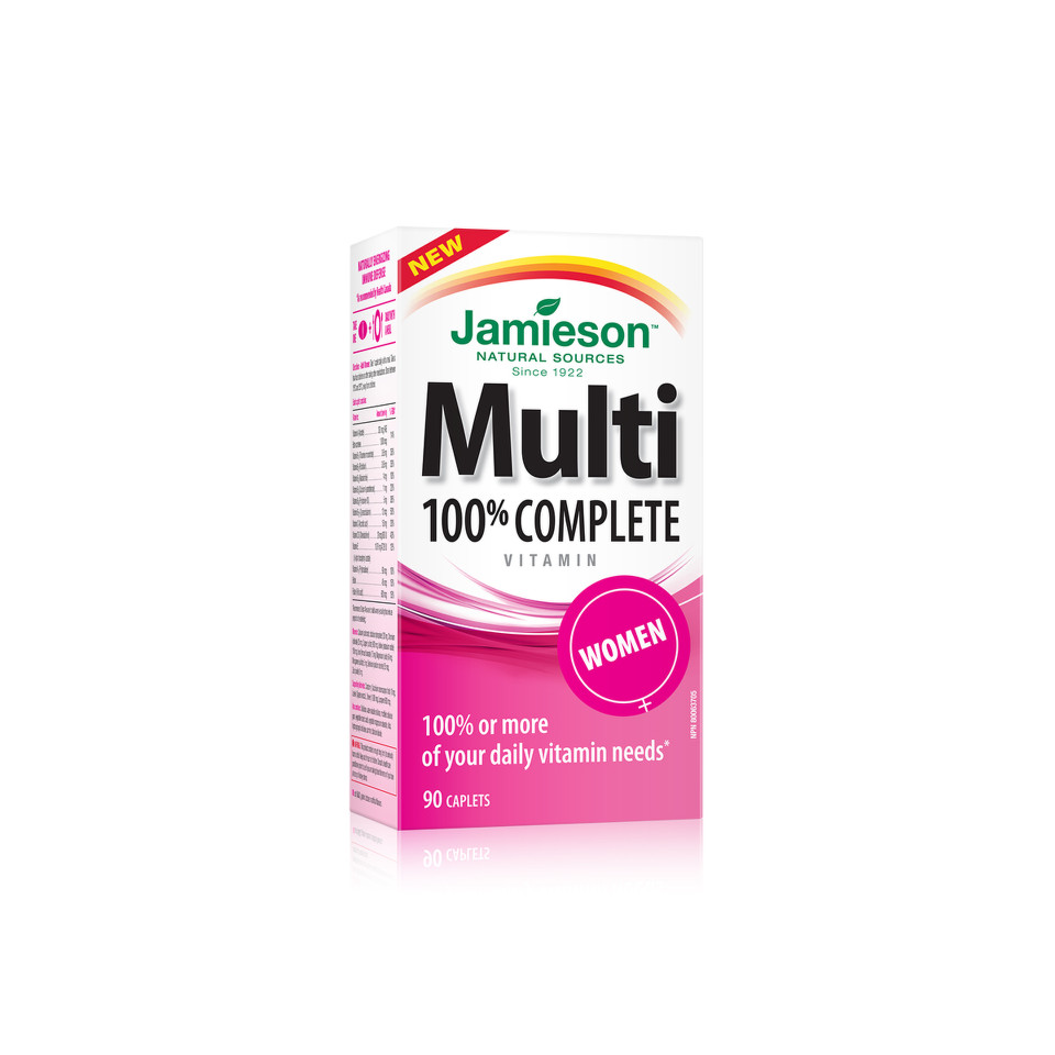Tonice generale - Multi Vitamin 100% complete femei x 90 cp, Jamieson, epastila.ro