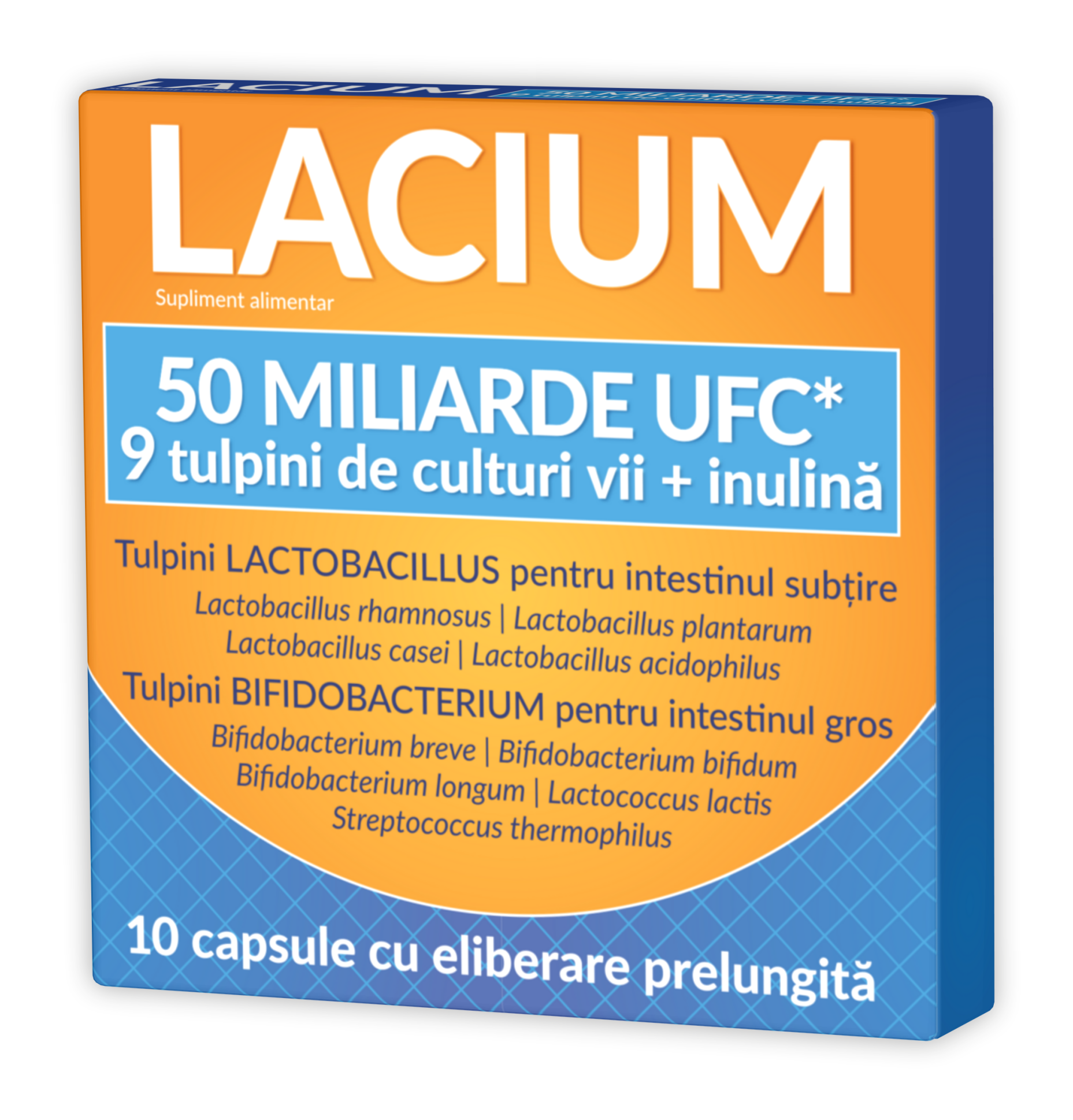 Probiotice  - Lacium 50miliarde UFC x 10cps.elib.prel (Zdrovit), epastila.ro