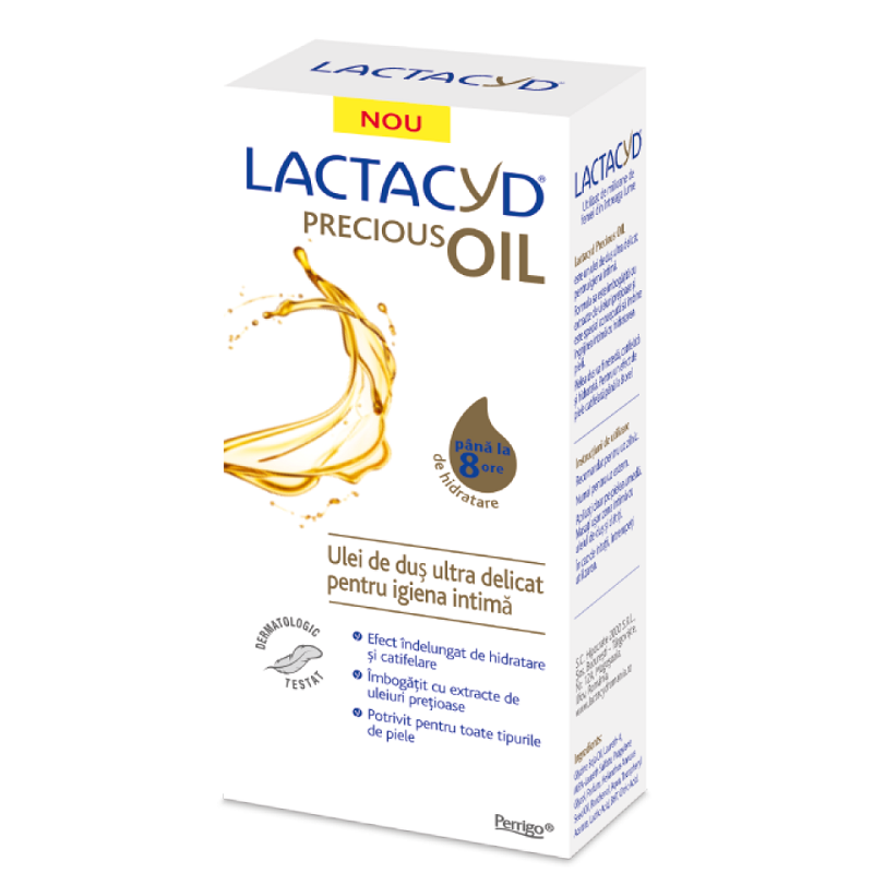 Igienă intimă - Lactacyd Precious Oil ulei pentru  igiena intima 200 ml, epastila.ro
