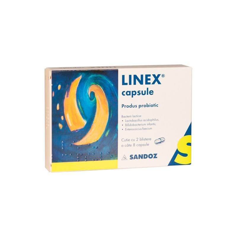 Probiotice  - Linex 1,2g x 16capsule, epastila.ro