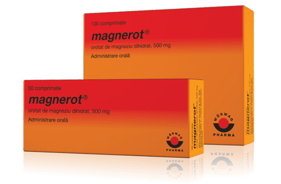 OTC (medicamente care se eliberează fără prescripție medicală) - Magnerot 500mg x 50 comprimate, epastila.ro