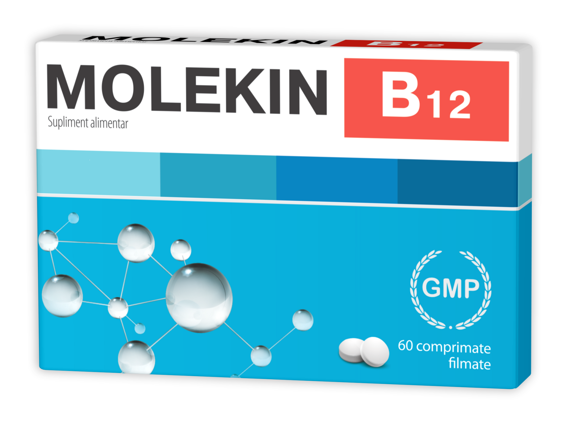 Imunitate și suport - Molekin B12*60 cpr (Zdrovit), epastila.ro