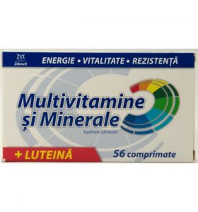 Tonice generale - Multivitamine + minerale x 56cp (Zdrovit), epastila.ro