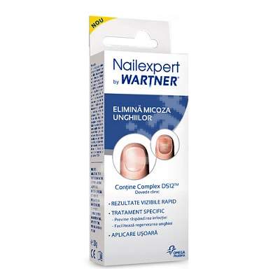 Păr și unghii - Nailexpert Wartner gel, 4 ml, Omega Pharma, epastila.ro