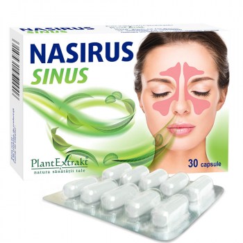 Afecțiuni respiratorii și alergii - Nasirus Sinus x 30 capsule (PlantExtrakt), epastila.ro