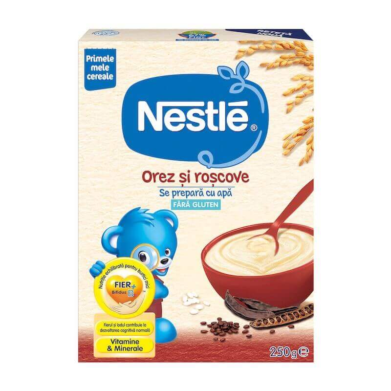 Lapte și mâncărici - Nestle Orez cu roscove, 6l+, se prepara cu apa *250g, epastila.ro