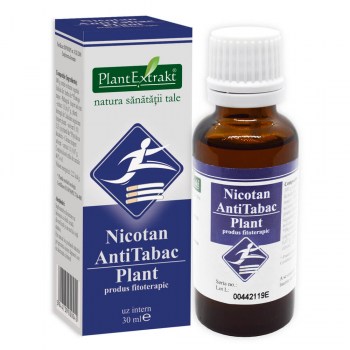 Renunțare la fumat - Nicotan Antitabac Plant solutie 30ml (PlantExtrakt), epastila.ro