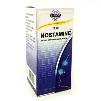 OTC (medicamente care se eliberează fără prescripție medicală) - Nostamine sol.oft. x 10ml, epastila.ro