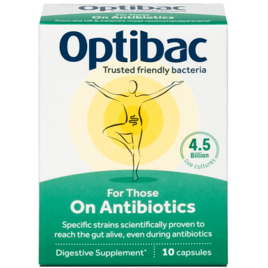 Probiotice  - Optibac pentru tratament cu antibiotice x 10 capsule, epastila.ro