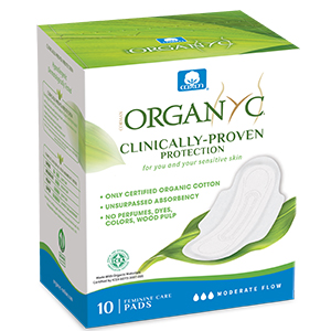 Produse Bio - Organyc Bio Absorbante intime din bumbac organic pentru noapte *10 buc ( PRONAT ) ORGST03, epastila.ro