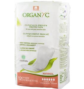 Produse Bio - Organyc Bio Absorbante intime din bumbac organic pt. perioada de dupa nastere x12 buc ( PRONAT ) ORG, epastila.ro