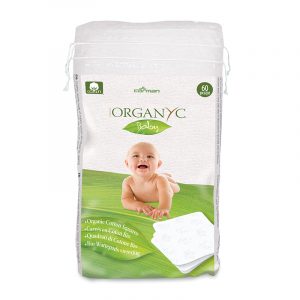 Produse Bio - Organyc Bio Dischete patrate din bumbac organic pentru bebe *60 buc ( PRONAT ) ORGBA03, epastila.ro