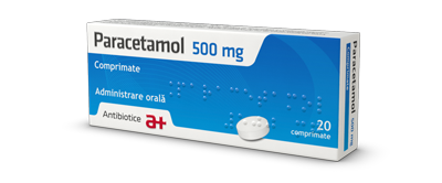 OTC (medicamente care se eliberează fără prescripție medicală) - Paracetamol 500mg x 20cp Antibiotice, epastila.ro