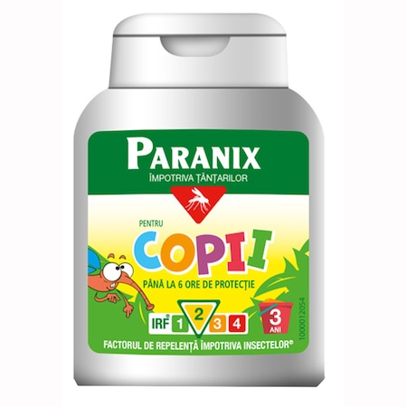 Suplimente pentru sănătatea copilului - Paranix pentru copii solutie impotriva tantarilor 125ml, epastila.ro