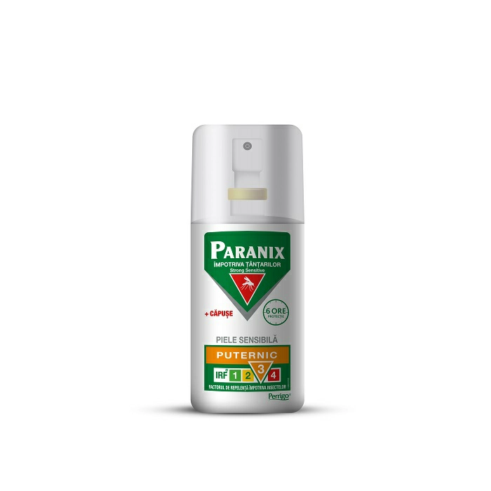 Alergii și înțepături de insecte - Paranix Strong Sensitive solutie impotriva tantarilor si capuselor 75ml, epastila.ro