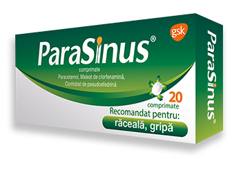 OTC (medicamente care se eliberează fără prescripție medicală) - Parasinus x 20cp, epastila.ro