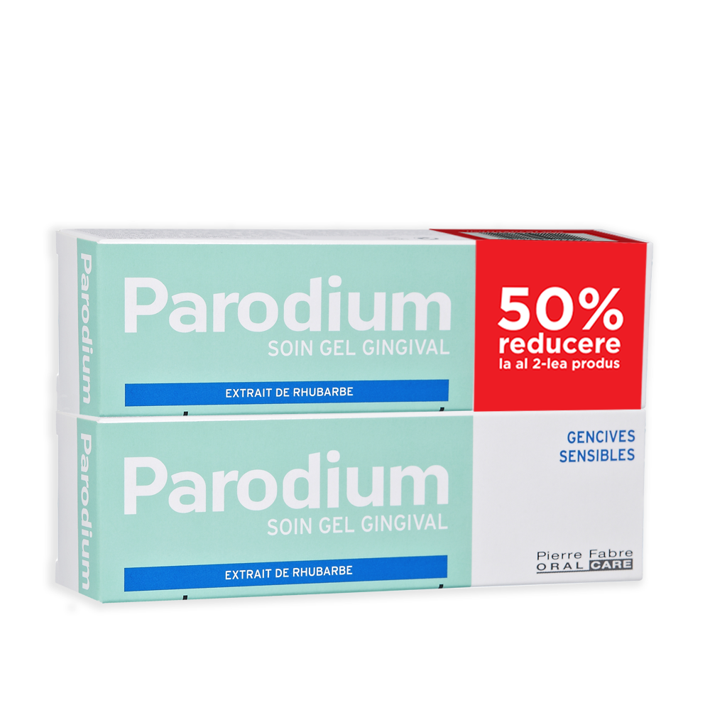 Igienă bucală - Parodium gel gingival x 50ml 1+ al doilea 50% redus (Pierre Fabre Oral Care), epastila.ro