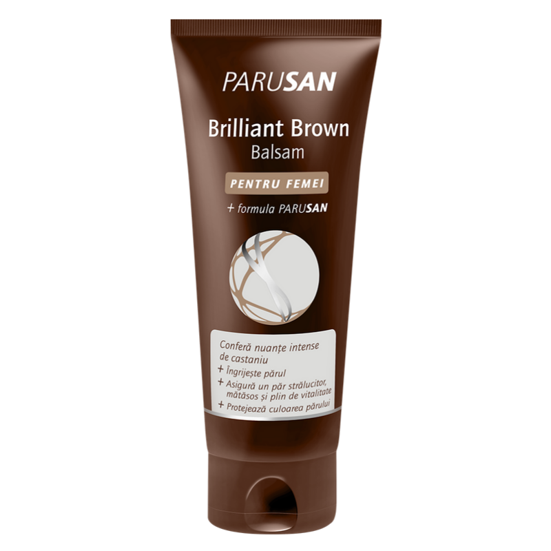 Păr și unghii - Parusan Brilliant Brown balsam 150ml, epastila.ro