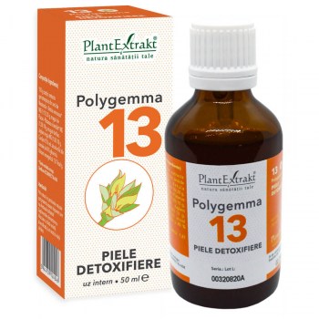 Piele, păr, unghii - Polygemma 13 - Piele - detoxifiere, 50ml, (PlantExtrakt), epastila.ro