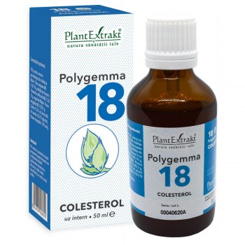 Tensiune și colesterol - Polygemma 18 - Colesterol, 50ml, (PlantExtrakt), epastila.ro