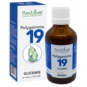 Diabet și nutriție - Polygemma 19 - Glicemie, 50ml, (PlantExtrakt), epastila.ro