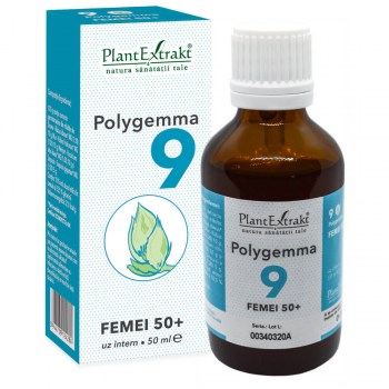 Rinichi și organe genitale - Polygemma 9 - Femei 50+, 50ml (PlantExtrakt), epastila.ro