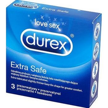 Protecție și lubrefiere - Durex Extra Safe x 3buc, epastila.ro