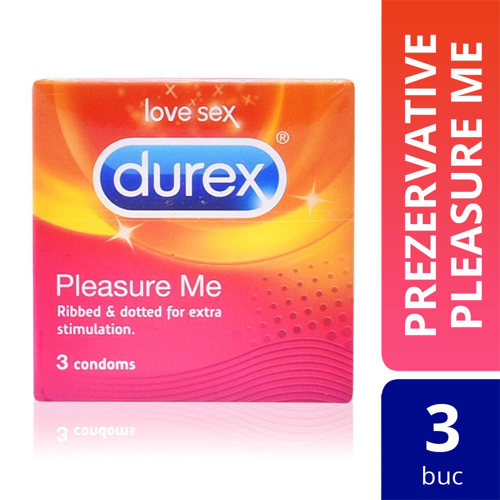 Protecție și lubrefiere - Durex Pleasure Me x 3buc, epastila.ro