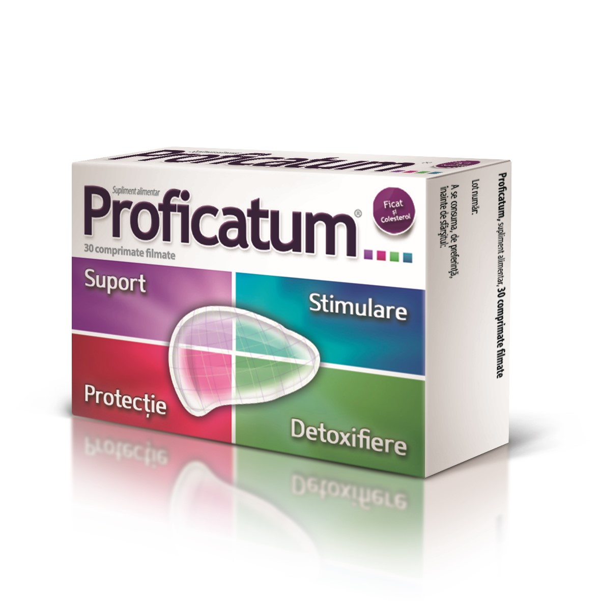 Protectoare hepatice - Proficatum, 30 comprimate filmate, Aflofarm, epastila.ro