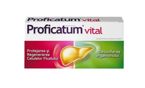 Protectoare hepatice - Proficatum Vital x 20 cps, epastila.ro