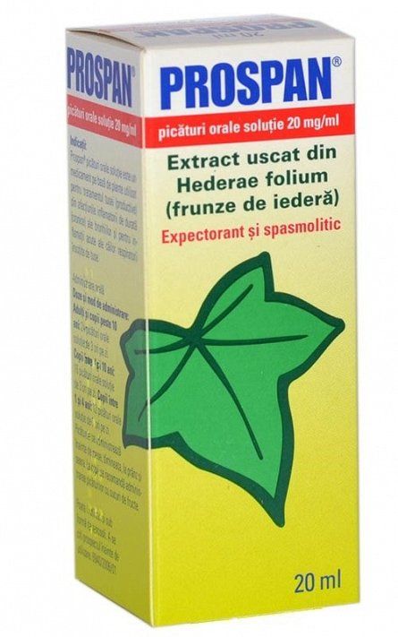 OTC (medicamente care se eliberează fără prescripție medicală) - Prospan 2% sol.orala-pic x 20ml, epastila.ro