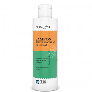 Mătreață și sebum în exces - DermoTis Șampon antiseboreic cu ichtiol 120 ml (Tis), epastila.ro
