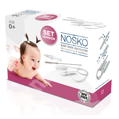 Dispozitive și aparatură pentru copii - Nosko aspirator nazal set 0+, epastila.ro