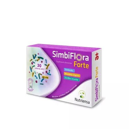 Probiotice  - Simbiflora Forte x 20 capsule, epastila.ro