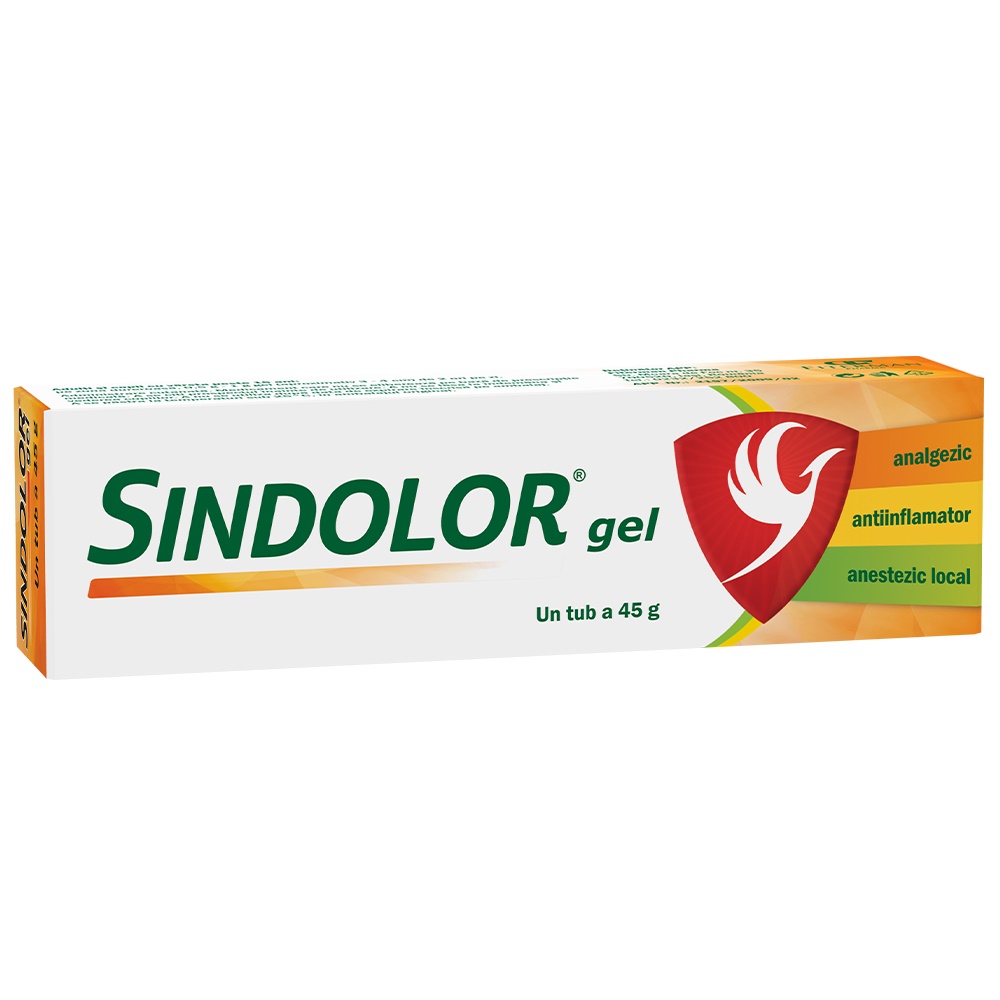 OTC (medicamente care se eliberează fără prescripție medicală) - Sindolor gel x 45g, epastila.ro