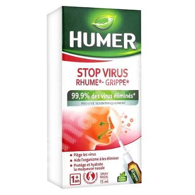Nas și sinuzite - Humer spray nazal Stop Virus x 15ml, epastila.ro