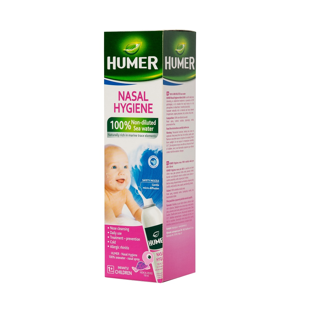 Îngrijire și igiena - Humer spray nazal apa de mare copii x 150ml, epastila.ro