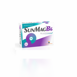 Suplimente cu magneziu - SunMag B6*30 cpr film (Sun Wave), epastila.ro