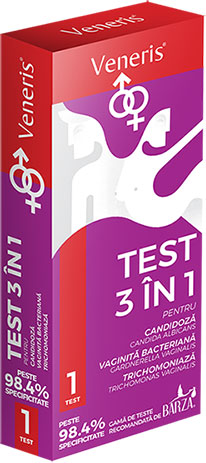 Teste - Test 3 in 1 (pentru Candida, Gardnerella si Trichomonas) Veneris, epastila.ro