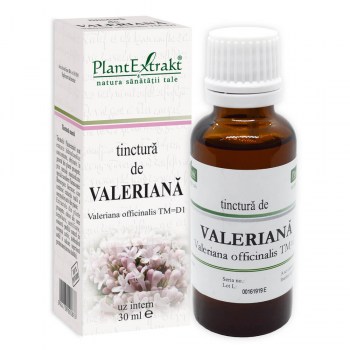 Stress și insomnii - Tinctura de valeriană - Valeriana officinalis (PlantExtrakt), epastila.ro