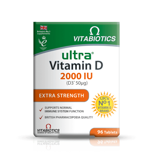 Deficiențe diverse - Ultra Vitamin D3 2000 UIx 96 tbl (Vitabiotics), epastila.ro