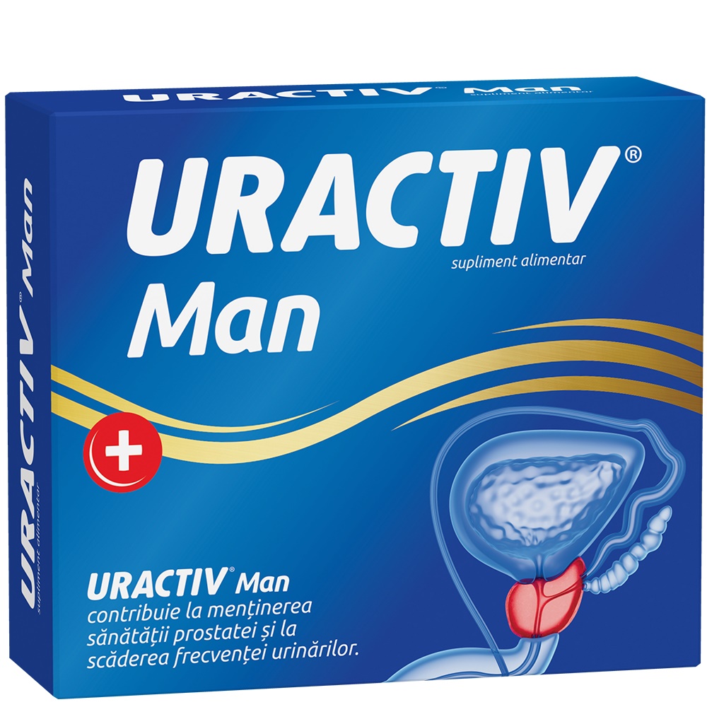 Incontinență urinară - Uractiv Man x 30cps, epastila.ro